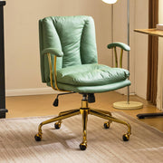 VINGLI Rolling Swivel Chair with Armrests