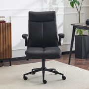 VINGLI Rolling Ergonomic Office Desk Chair with Padded Flip-up Arms