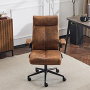 VINGLI Rolling Ergonomic Office Desk Chair with Padded Flip-up Arms