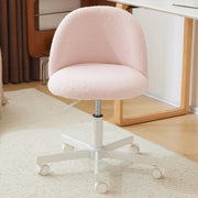 VINGLI AC102 Armless Adjustable Rolling Office Chair with Wheels