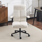 VINGLI Rolling Ergonomic Office Desk Chair with Padded Flip-up Arms