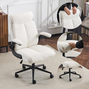 VINGLI Rolling Ergonomic Office Desk Chair with Padded Flip-up Arms