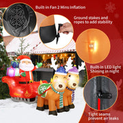 VINGLI Inflatable Christmas Outdoor Decorations with Lighted