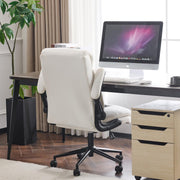 VINGLI Rolling Ergonomic Office Desk Chair with Padded Flip-up Arms