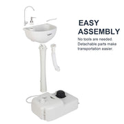 VINGLI 5 Gallon Camping Portable Sink with Towel Holder & Soap Dispenser