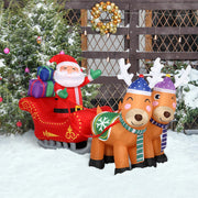 VINGLI Inflatable Christmas Outdoor Decorations with Lighted