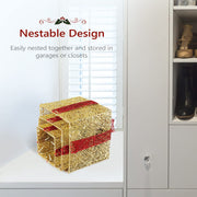 VINGLI Christmas Lighted Gift Boxes Set with Plug