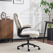 VINGLI Rolling Ergonomic Office Desk Chair with Padded Flip-up Arms