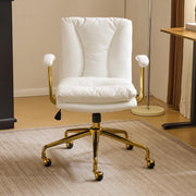 VINGLI Rolling Swivel Chair with Armrests