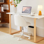 VINGLI AC102 Armless Adjustable Rolling Office Chair with Wheels