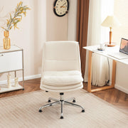 VINGLI Armless Home Office Chair Cloud Criss Cross Legged Chair